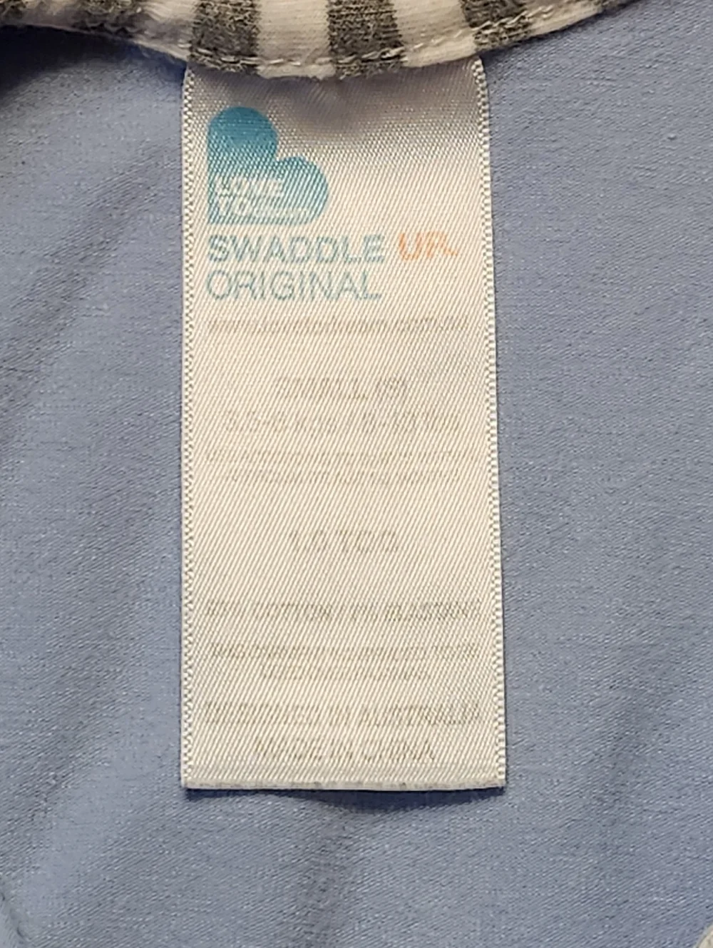 Love to dream Light BlueSwaddle Zip Sleep Sack - Size Small - Picture 3 of 3